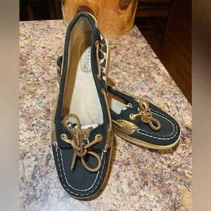 Women's Leopard Sperry Top Siders I Sz 6.5